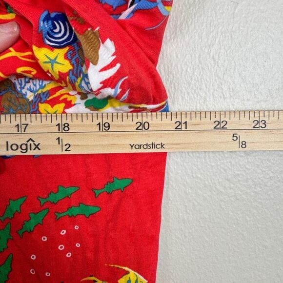 Polo Ralph Lauren Scuba Bear Red Long Sleeve Tee - Size Medium - Picture 8 of 9